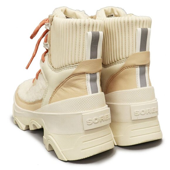 SOREL Brex Boot Cozy Lace Waterproof Nova Sand Sea Salt 9.5 Women's NEW Sherpa - Picture 4 of 4